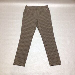 Tommy Hilfiger High Rise Plaid Ankle Pants, Size 12